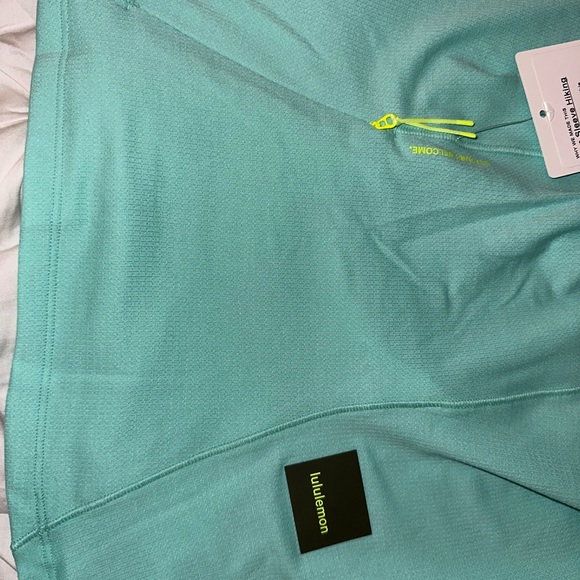 Lululemon Cap Sleeve Hiking Tank in a light blue color. - Picture 3 of 5